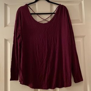 NWOT cross cross PINK top